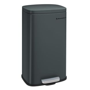 Tretmülleimer 30 Liter, Softclose dunkelgrau