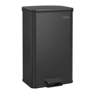 Tretmülleimer 40 Liter, Softclose schwarz