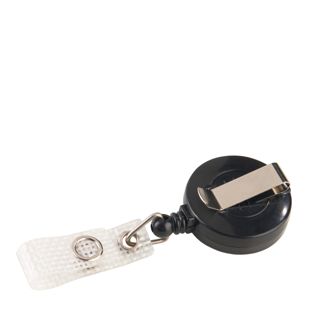 Ausweisjojo mit langem Auszug, Gürtelclip und Aufkleber 