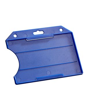 Ausweishüllen Hartplastik, offen blau 