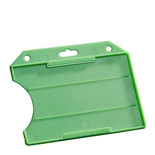 Ausweishüllen Hartplastik, offen grün 