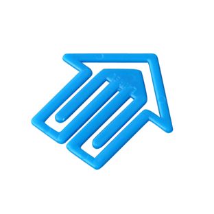 Pfeilclips, Pfeilklip 30 mm, Kunststoff blau 