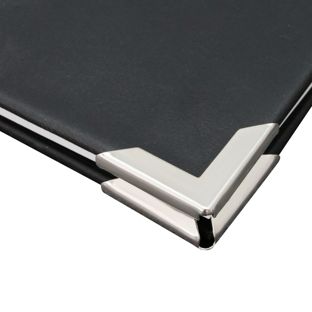 Buchecken Metall PS 30 - 30 x 30 mm  | vernickelt 