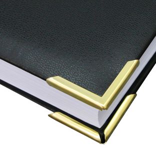 Buchecken Metall PS 31 - 31 x 31 mm  | vermessingt 