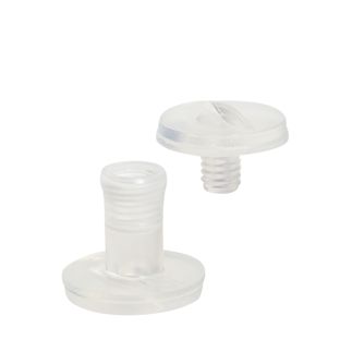 Kunststoffbuchschrauben, transparent | 10 mm