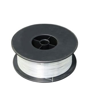 Heftdraht aus Eisen silber  | No. 22 - ⌀ 0,75 mm  | Spule mit ca. 2 kg 