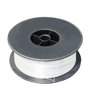 Heftdraht aus Eisen silber  | No. 24 - ⌀ 0,60 mm  | Spule mit ca. 2 kg 