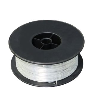 Heftdraht aus Eisen silber  | No. 28 - ⌀ 0,40 mm  | Spule mit ca. 2 kg 
