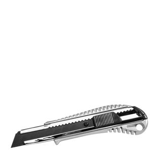 Cuttermesser aus Metall mit Schiebearretierung 