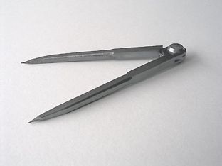 Spitz-Zirkel, geschmiedet, gehärtet und poliert 