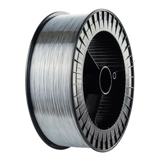 Heftdraht aus Eisen silber  | No. 26 - ⌀ 0,50 mm  | Spule mit ca. 15 kg 