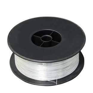 Heftdraht aus Eisen Spule mit ca. 2 kg | silber | No. 26 - ⌀ 0,50 mm
