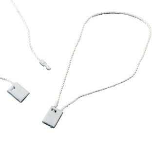Textilfäden mit Einsteckbox silber | 120 mm