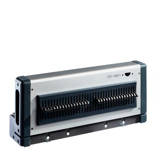 Stanzwerkzeug A34Y für Stanzmaschine D600, 3:1 Teilung, runde Löcher und Daumenloch 