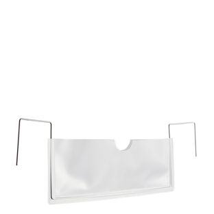 Drahtbügeltaschen für Kleinladungsträger, 240 x 90 mm, Breitseite offen 