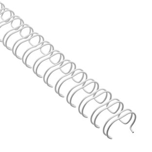 Drahtbinderücken 3:1, DIN A4, 5,5 mm (3/16")  | weiß 