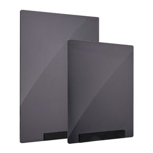 Acrylplatte für variables Stecksystem MODUL, Kreidetafel schwarz, PMMA 