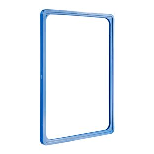 Plakatrahmen, Kunststoff A4  | blau 