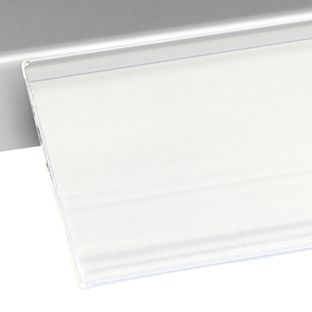 Scannerschiene DBR, selbstklebend 26 mm | 1000 mm | weiß  | zum Kleben (Standardklebeband) 