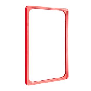 Plakatrahmen, Kunststoff rot | A4