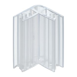 Verbindungselement L-Form, 25 mm, transparent 