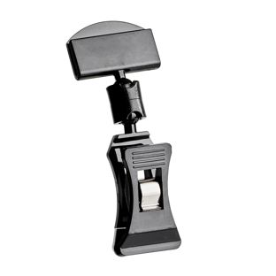 Sign-Clip mit kleiner Klammer und kleinem Preishalter, schwarz 