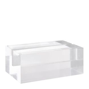 Kartenhalter aus Acryl transparent  | glänzend  | 60 mm