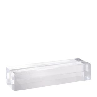 Kartenhalter aus Acryl transparent  | glänzend  | 100 mm