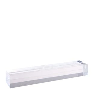 Kartenhalter aus Acryl transparent | 150 mm | glänzend