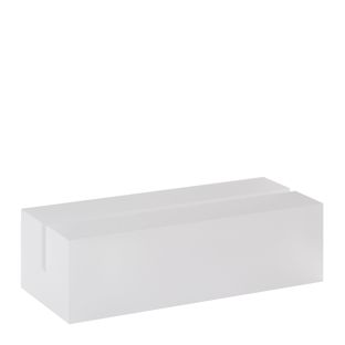 Kartenhalter aus Acryl transparent  | matt  | 60 mm