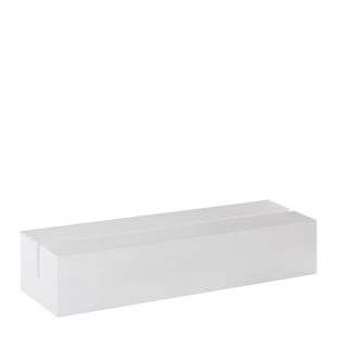 Kartenhalter aus Acryl transparent  | matt  | 100 mm