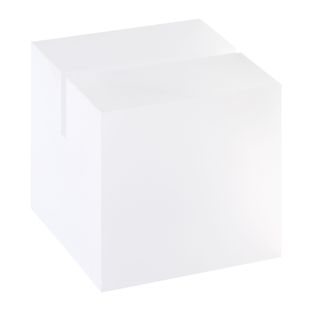 Kartenhalter "Würfel" aus Acryl transparent | matt