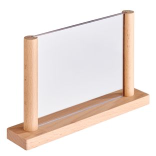 Tischaufsteller mit 2 Acrylplatten 130 x 180 mm 