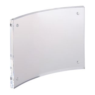 magnetischer Bilderrahmen, gebogen 100 x 150 mm/A6  | transparent 
