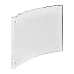 magnetischer Bilderrahmen, gebogen transparent | 130 x 180 mm/A6