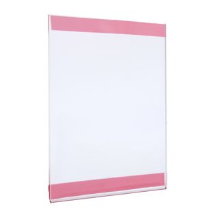 Acrylglastasche mit Reinacrylat-Klebeband A6  | Hochformat 