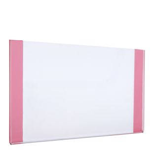 Acrylglastasche mit Reinacrylat-Klebeband A6  | Querformat 