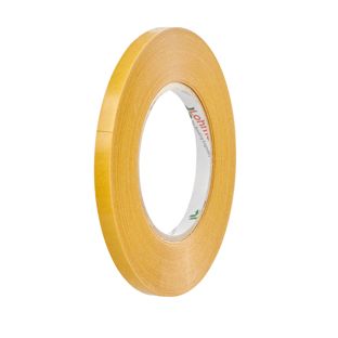 DuploCOLL 3720, Doppelseitiges Spezialpapier-Klebeband, sehr starker Acrylatklebstoff 9 mm | 50 m