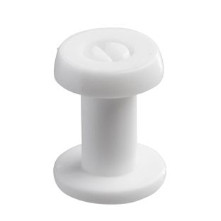 Druckösen Kunststoff, dicke Ausführung weiß  | 10 mm