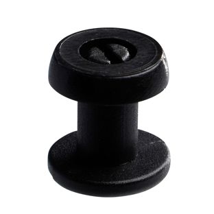 Druckösen Kunststoff, dicke Ausführung schwarz  | 7.5 mm