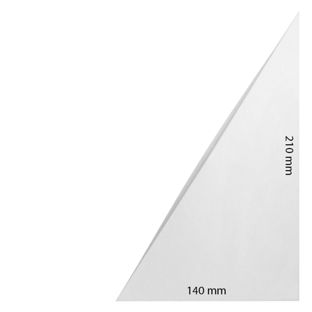 Dreiecktaschen, selbstklebend, Folie, transparent 140 x 210 mm 