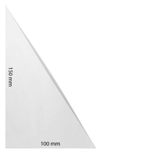 Dreiecktaschen, selbstklebend, Folie, transparent 150 x 100 mm 