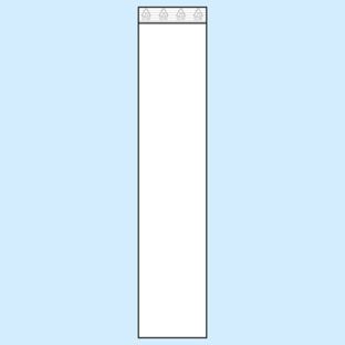 Druckverschlussbeutel, PE-Folie 45 x 220 mm | 50 µm