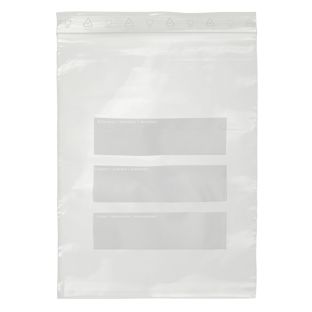 Dental-Druckverschlussbeutel 180 x 250 mm, mit zusätzlicher Vortasche, PE-Folie 50 µm 