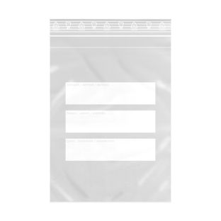 Dental-Druckverschlussbeutel 180 x 250 mm, mit zusätzlicher Vortasche, PE-Folie 50 µm 