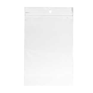 Druckverschlussbeutel, mit Rundloch, PP-Folie 100 x 150 mm 