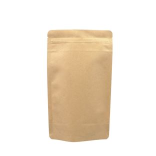 Standbodenbeutel Kraftpapier, aluminiumfrei 180 x 290 mm 