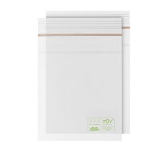 Druckverschlussbeutel, umweltfreundliche PLA-Folie 60 x 80 mm 