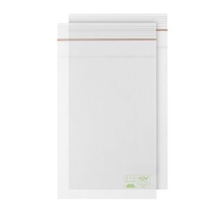 Druckverschlussbeutel, umweltfreundliche PLA-Folie 80 x 120 mm 