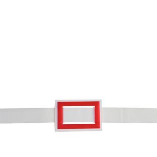 Datumsweiser, rot, mit Knebelgummi und Metallsplinten, bedrucktes Schlitzfenster SP1, 16 x 27 mm innen, 24 x 35 mm außen  | 300 mm 